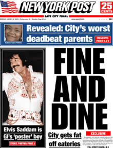 New York Post cover.
