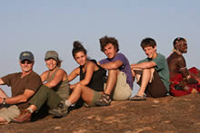 The Owens Family on safari in Kenya.